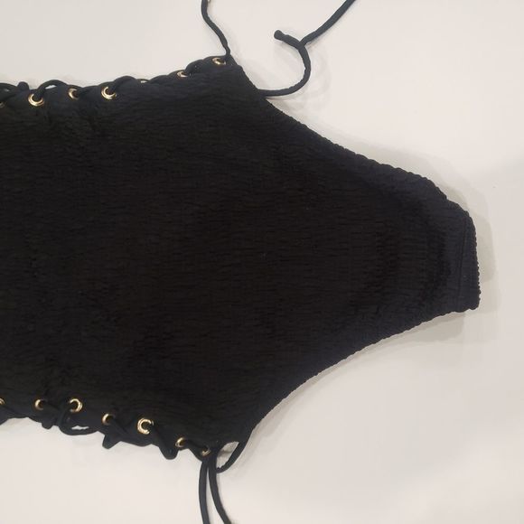 VS Ensenada Smocked Halter One-Piece Swim Suit - Picture 9 of 12